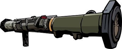 NLAW anti-tank grenade launcher anti tank weapon grenade luncher illustration nlaw