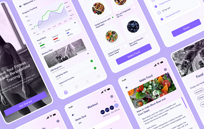 Vetrox Fitness Mobile App branding design designinspiration designthinking development digitaldesign fitness frontend graphicdesign interactiondesign mobileapp productdesign prototyping ui uiux userexperience userinterface