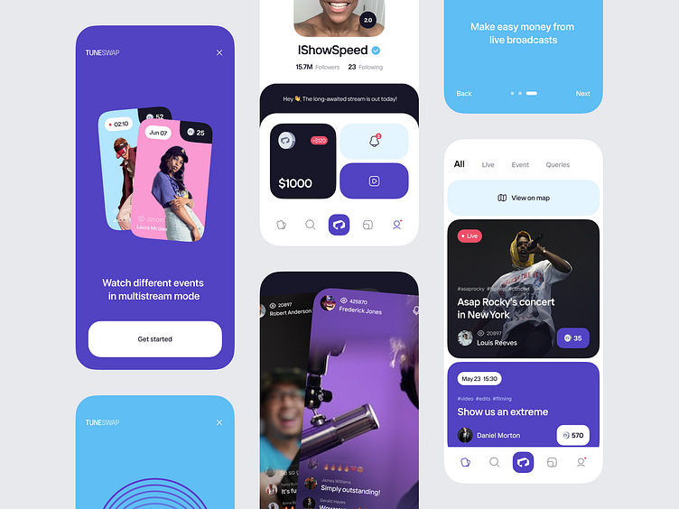 Teleport Streaming App by Cuberto on Dribbble