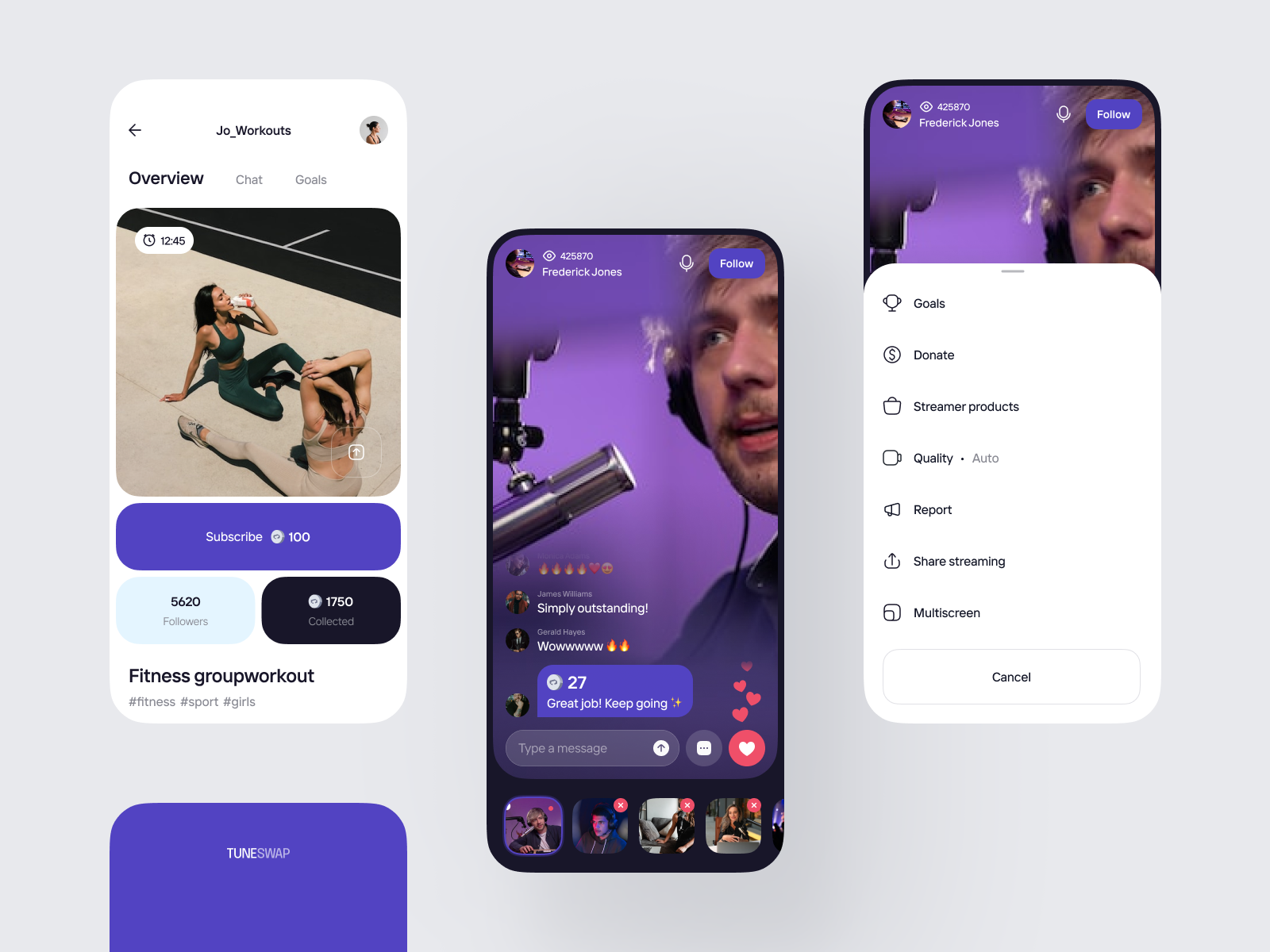 Teleport Streaming App by Cuberto on Dribbble