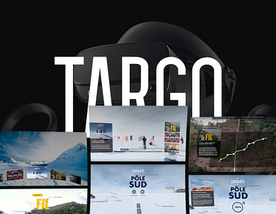 Targo - VR Streaming Plateform Design ar arvr immersive meta quest oculus targo ui ui design virtual reality vr