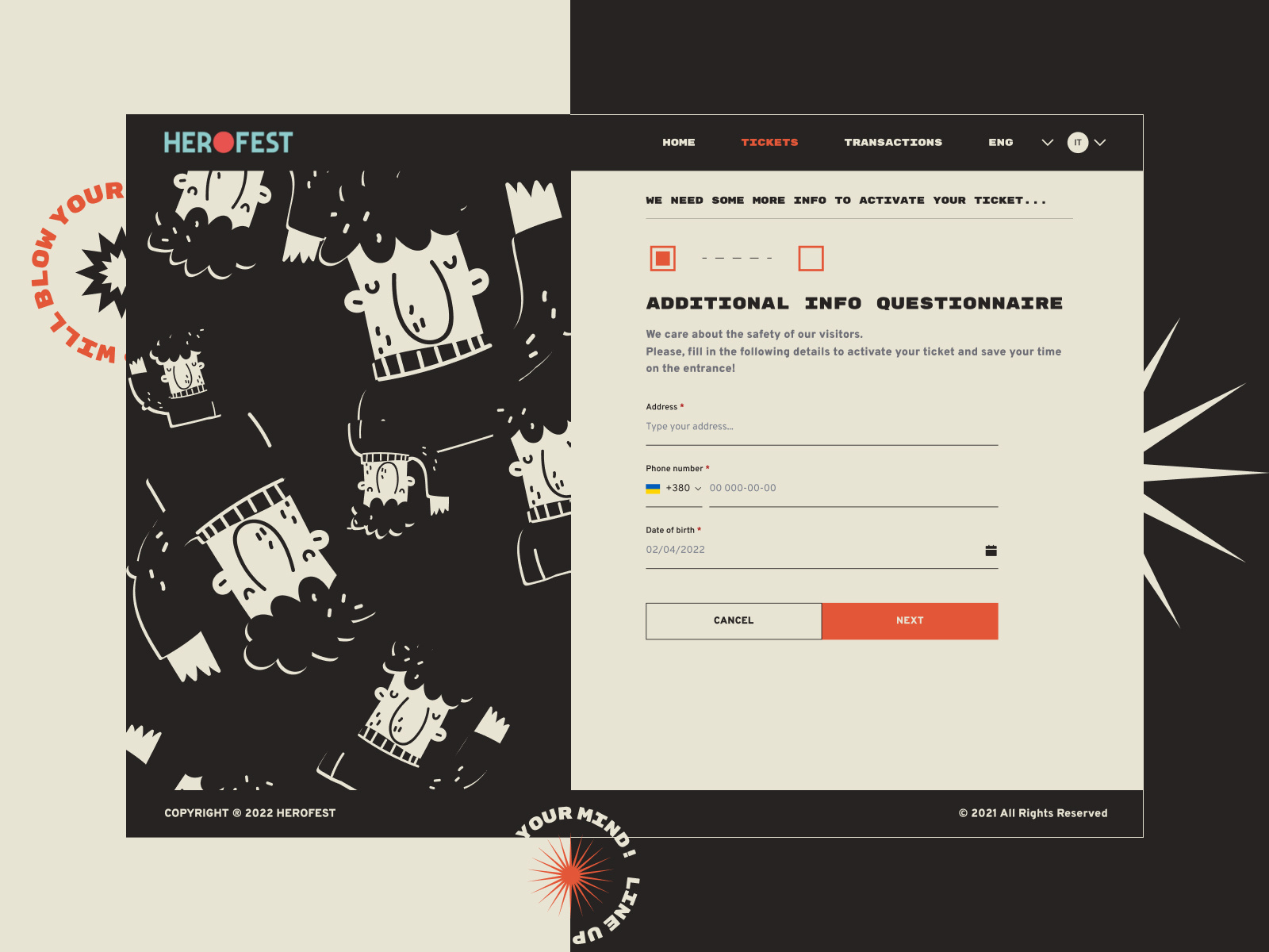 Example of UI/UX Website Design 