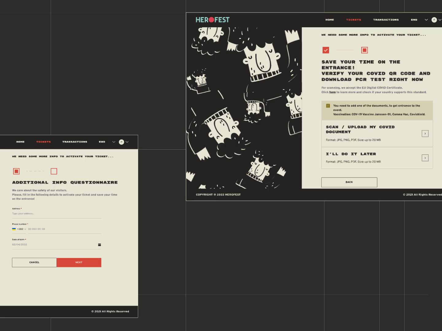 Example of UI/UX Website Design 