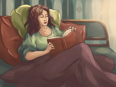 Relax for a while art beautiful character digital art drawing energy illustration inspiration wellness woman