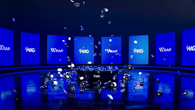 THE MAG WRAP — INTRO 3d animation c4d intro motion graphics rap show talent show tv intro tv show