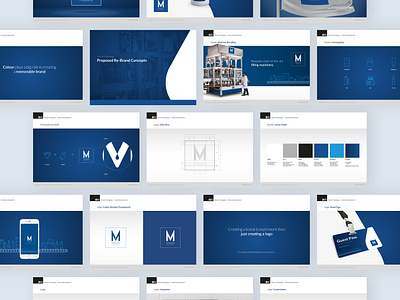 Mount Packaging | Branding Document blue branding corporate guide industrial