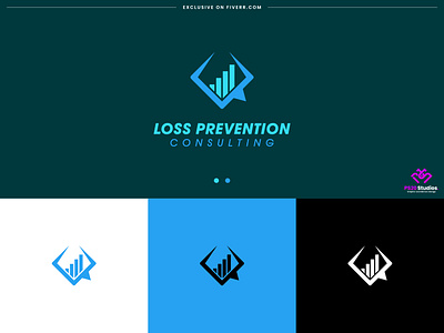 consulting brand identity || Loss Prevention Logo Design brand brand development branding business logo consulting logo creative logo design fiverr illustration logo