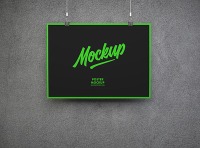 Free Horizontal & Square Poster Mockups branding free mockup mockup poster poster mockup psd psd mockup