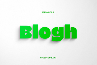 Free Blogh Display Font blogh blogh font font free font