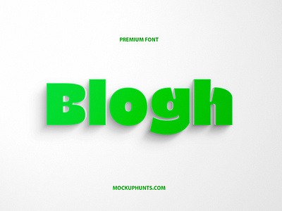 Free Blogh Display Font blogh blogh font font free font