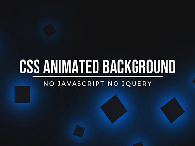 Animated Background using Pure CSS background animation css css animation css3 divinectorweb frontend html html5