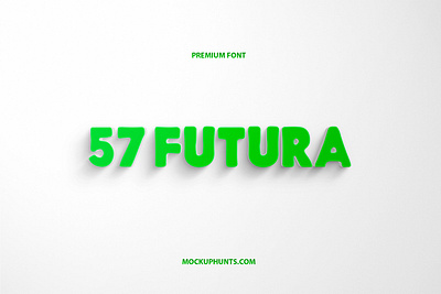 Free 57 Futura Vintage Font 57 futura font free free font futura