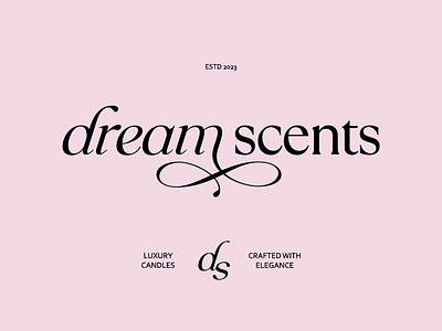 Dream Scents - Luxury Candles Branding branding candles design graphic design logo logodesign luxury luxurybranding minimal monogram premium wordmark
