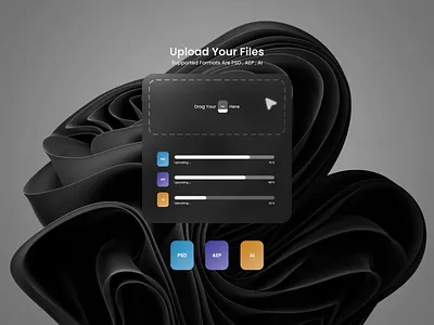 File Uploading Animation📂 after effects animation app design motion motion graphics productdesign ui ui animation uidesign uiux userinterface uxdesign