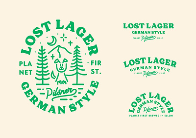 Lost Lager T-Shirt Graphics artwork badge beer beer branding branding brewdog creative design designer dog graphic design graphics ipa lockup mascot patch