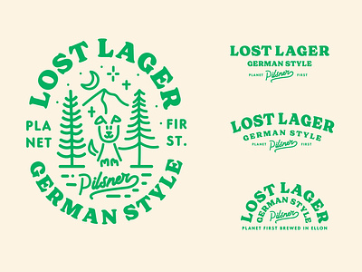 Lost Lager T-Shirt Graphics artwork badge beer beer branding branding brewdog creative design designer dog graphic design graphics ipa lockup mascot patch