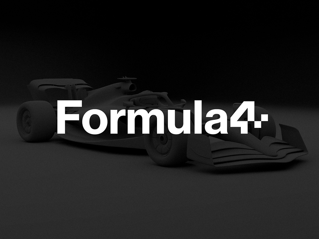 4 for Formula4 #36daysoftype by Wegrow on Dribbble