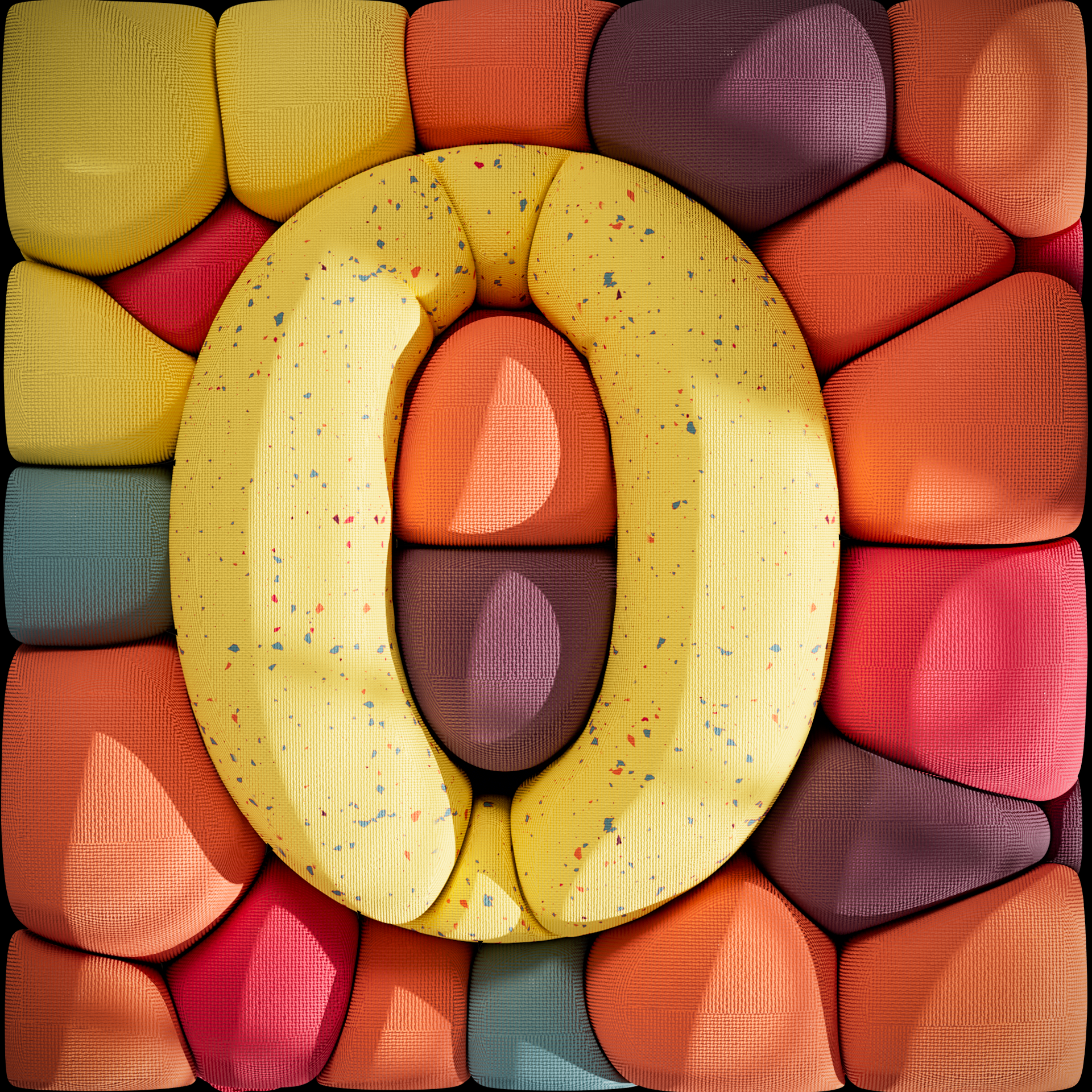 0 for 36Daysoftype 36daysoftype 3d 3dtype c4d cgi cinema4d design graphic design render zero