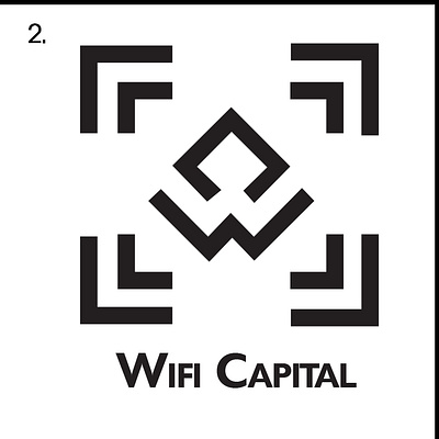 WiFi Capital branding graphic design illustration logo vector