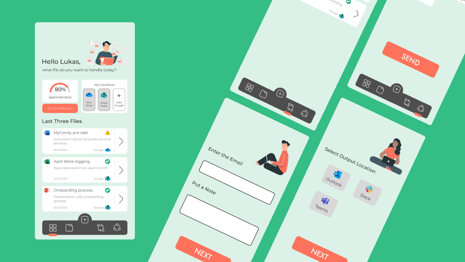 Document Manager by Anna Chutorecka on Dribbble