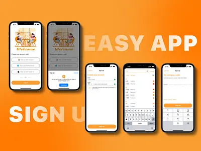 Sign up | Mobile app app design login mobile sign up ui ux