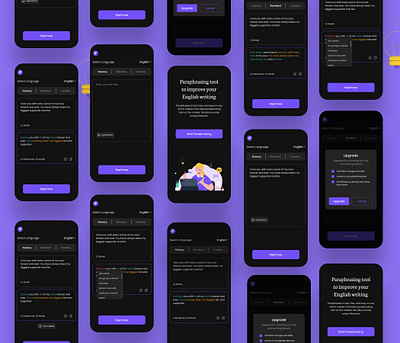 Paraphrasing Mobile Application Design mobile app mobile app design new design paraphrasing mobile app design ui design