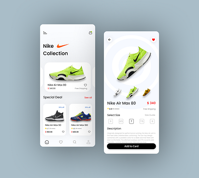 Nike Brand Collection app branding design experience figma graphic design illustration logo ui ux