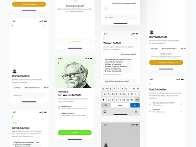 AI Chatbot Design Details for Finance App by Furkan Saygici on Dribbble