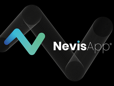 NevisApp® branding design graphic design illustration kinhork logo typography vector