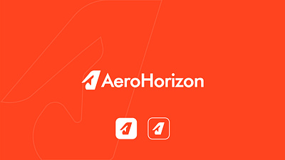 Airplane, Plane , Logo Design, Aero Horizon, Airplane company aeroplane airpalne logo airplane app logo business logo company logo horizon logo design miniamlist logo