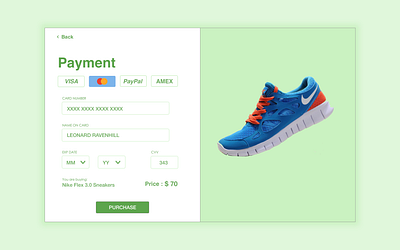 Checkout Page checkout page daily ui sketch ui design