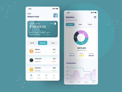 Wallet App Design 3d app design banking design branding crypto crypto currency crypto design currency design finance fintech mobile mobile apps popular sylgraph trending ui ux