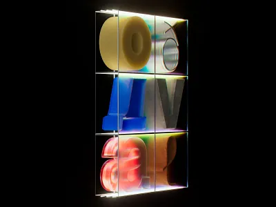 Oddval poster and close up by Vladislav Yordanov 3d custom letters design illustration pster type typedesign typography typoposter