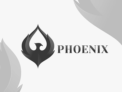 Phoenix Logo animal animal logo bird logo brand branding elegant elegant logo logo luxury luxury logo masculine masculine logo phoenix phoenix logo power power logo simple simple logo strong strong logo