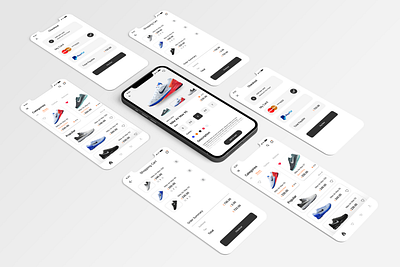 Nike Mobile App Design 3d animation app design branding design graphic design illustration logo mobile app mobile app design motion graphics ui ui design ui ux ui ux design ux design