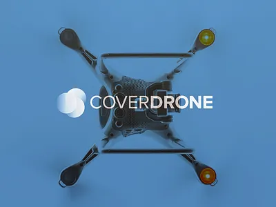 Coverdrone logo online responsive typography web
