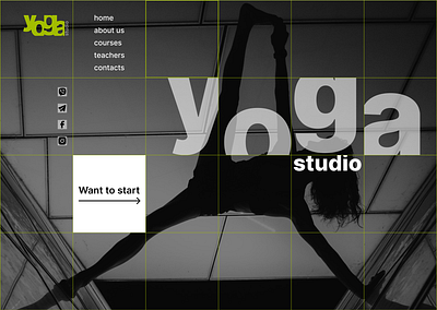 Yoga Studio Design design ui yoga
