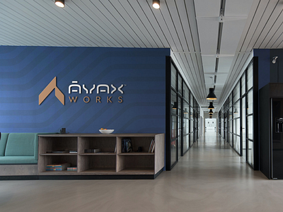 AYAX Works adobe ai ajax architecture ayax branding color design furniture house icon illustrator interior logo mockup monogram nft type vector works