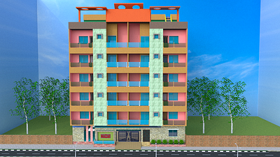 I will design architecture 3d exterior modeling and rendering 3d modeling 3d rendering