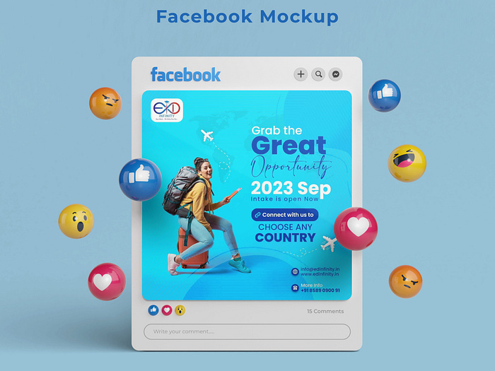 Social Media Mockup designs, themes, templates and downloadable graphic ...