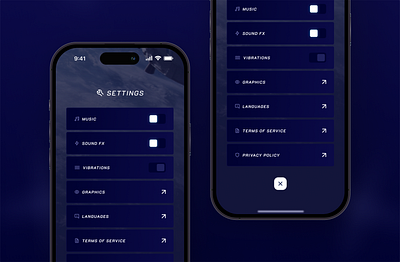 Daily UI | Settings app design figma mobilegame options settings ui ux