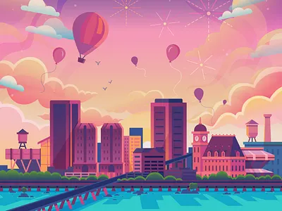 RVA Block Party blockparty city color design festival illustration richmond summer vector virginia