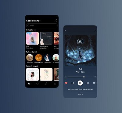 Daily UI 009 - Music Player app branding daily daily ui dailyui design mobileapp music app musicplayer ui