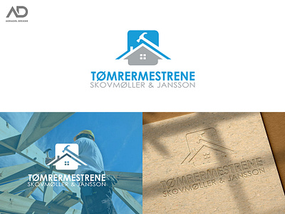 Tømrermestrene Skovmøller & Jansson branding design design art illustration logo photoshop portfolio poster ui vector