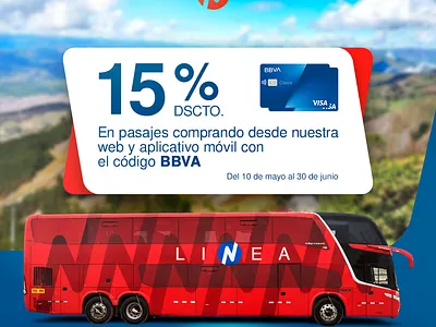 POST SOCIAL MEDIA CAMPAÑA BBVA PARA TRANSPORTES LINEA