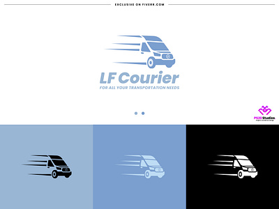 courier business brand identity || LF Courier Logo Design brand brand development branding business logo company logo courier logo creative logo design fiverr graphic design icon logo logo logo maker minimal logo minimalist logo ps20 studios transport logo vector