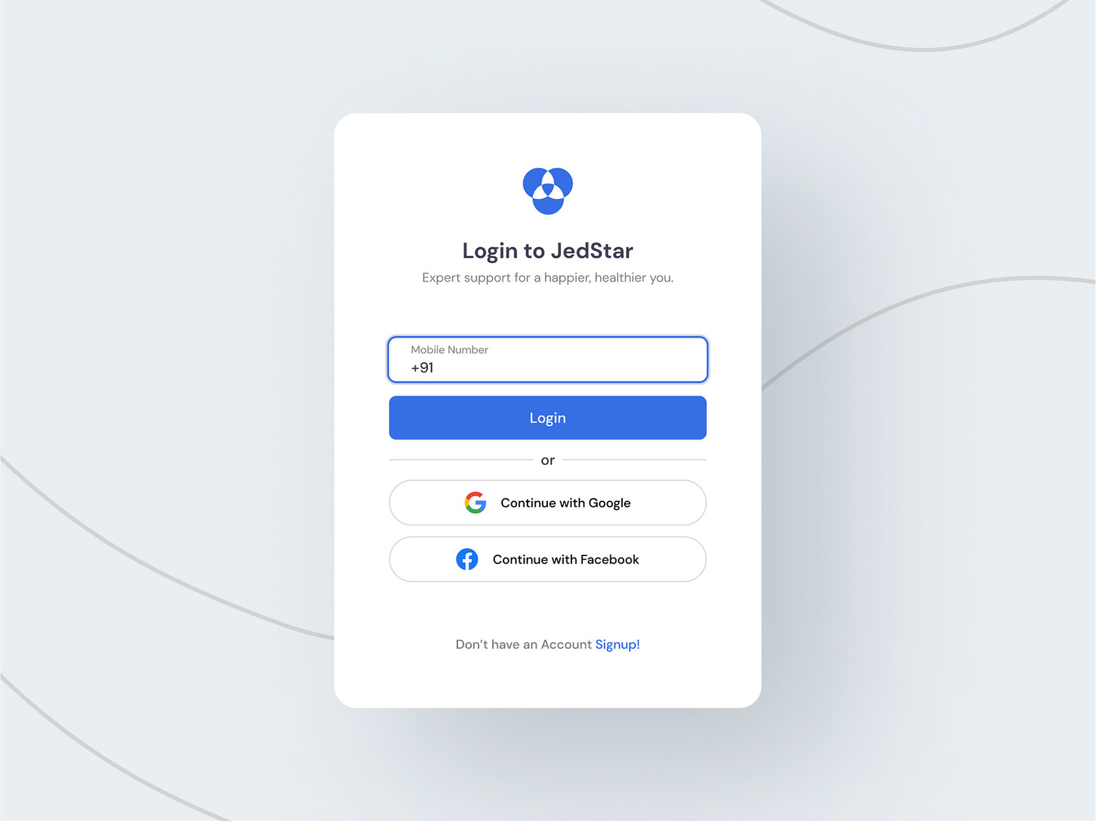 Login UI by Shamnad on Dribbble