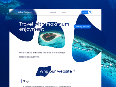 Travel website branding design figma graphic design illustration site ui ux webdesign website