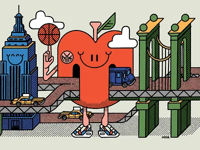 NYC character design graphic design illustration nyc