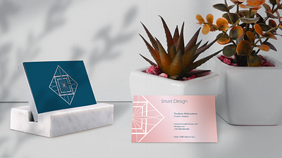 Mock-up Design & Business card Design business card graphic design logo mock up